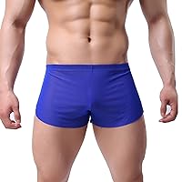 Men's Boxer Briefs Underwear Sexy Breathable Loose Shorts Trunks Style Underpants