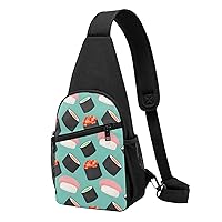 Sweet Ice Cream Crossbody Chest Bag, Casual Backpack, Small Satchel, Multi-Functional Travel Hiking Backpacks