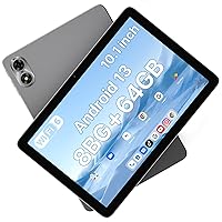 UMIDIGI G1 Tab Android 13 Tablet 2024, 8(4+4) GB+64GB 1TB Expand, 5G/2.4G WiFi, 10.1 inch HD Tablet with Quad-Core Processor up to 2.0 GHz, 6000mAh, Dual Camera, BT, 1280 * 800 Touch Screen