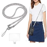 Crossbody for Phone Lanyard/Chain Water Diamond Lanyard Universal Lanyard Suitable for most mobile phones and bags