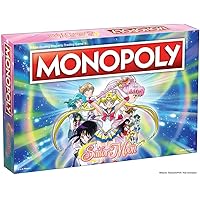 Monopoly Sailor Moon Board Game | Based on The Popular Anime TV Show | Custom Tokens, Money and Game Board | Officially Licensed Merchandise