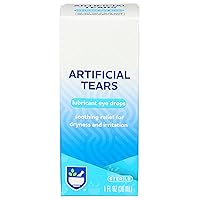Rite Aid Artificial Tears, Polyethylene Glycol Lubricant Eye Drops - 1 oz | Eye Lubricant Drops for Dry Eyes | Dry Eye Formula | Eye Care for Age-Related Dry Eyes | Replenishes Tears & Refreshes Eyes