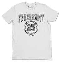 4 Frozen Moments Design Printed Varsity Sneaker Matching T-Shirt