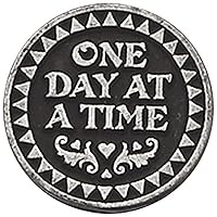 PT140 One Day at a Time Pocket Token, 1-Inch, Pewter