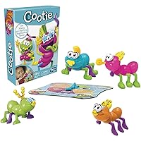 Hasbro Gaming Cootie Mixing and Matching Bug-Building Kids Board Game, Easy and Fun Preschool Games, 2-4 Players, Easter Basket Stuffers or Gifts, Ages 3+