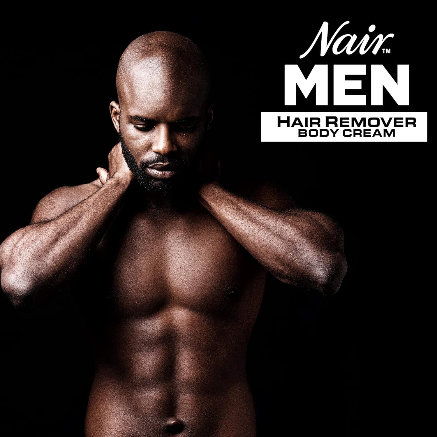Nair Men Body Cream Hair Remover, Body Hair Removal Cream, 12 oz