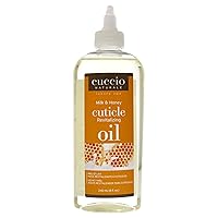 Revitalizing Cuticle Oil - Hydrating Oil For Repaired Cuticles Overnight - Remedy For Damaged Skin And Thin Nails - Paraben Free, Cruelty-Free Formula - Milk And Honey - 8 Oz