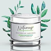 Natural Deep Conditioning Coconut Oil Hair Mask - Intensive Organic Treatment for Dry and Damaged Hair - Keratin Protein Infused for Growth and Repair - Ideal For Healthier Stronger Hair - 6 fl.oz