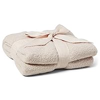 Barefoot Dreams CozyChic Lite Baby Receiving Blanket, Chai, 30