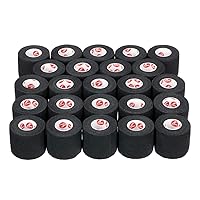 Eco-Flex Self-Stick Stretch Tape, Cohesive Tape, Flexible Elastic Sports Tape, Athletic Training Supplies, Easy Tear Self-Adherent Bandage Wrap, Bulk Cases, 6 Yard Rolls, Compression Tape