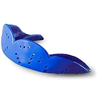SISU Aero Large Mouthguard, Royal Blue - 2.0mm Thin - Custom-Molded Fit - Slim Design - Remoldable Up to 20 Times - for Team Sports - Non Toxic