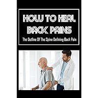 How To Heal Back Pains: The Outline Of The Spine Defining Back Pain