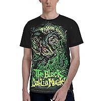 The Black Dahlia Murder T Shirt Man's Cool Tee Summer Exercise Round Neckline Short Sleeves Clothes