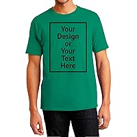 Custom Men‘s Short Sleeve T-Shirt 5250 Comfort Tee Add Your Text Photo Personalized Outfit for Men Front/Back Print