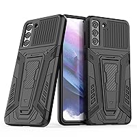 Case for Samsung Galaxy S21/S21 plus/S21 Ultra 5G, with Car Mount Holder Kickstand Heavy Duty Shockproof Hybrid Rugged Military-Grade Drop Protective Cover,Black,S21 Plus 6.7''