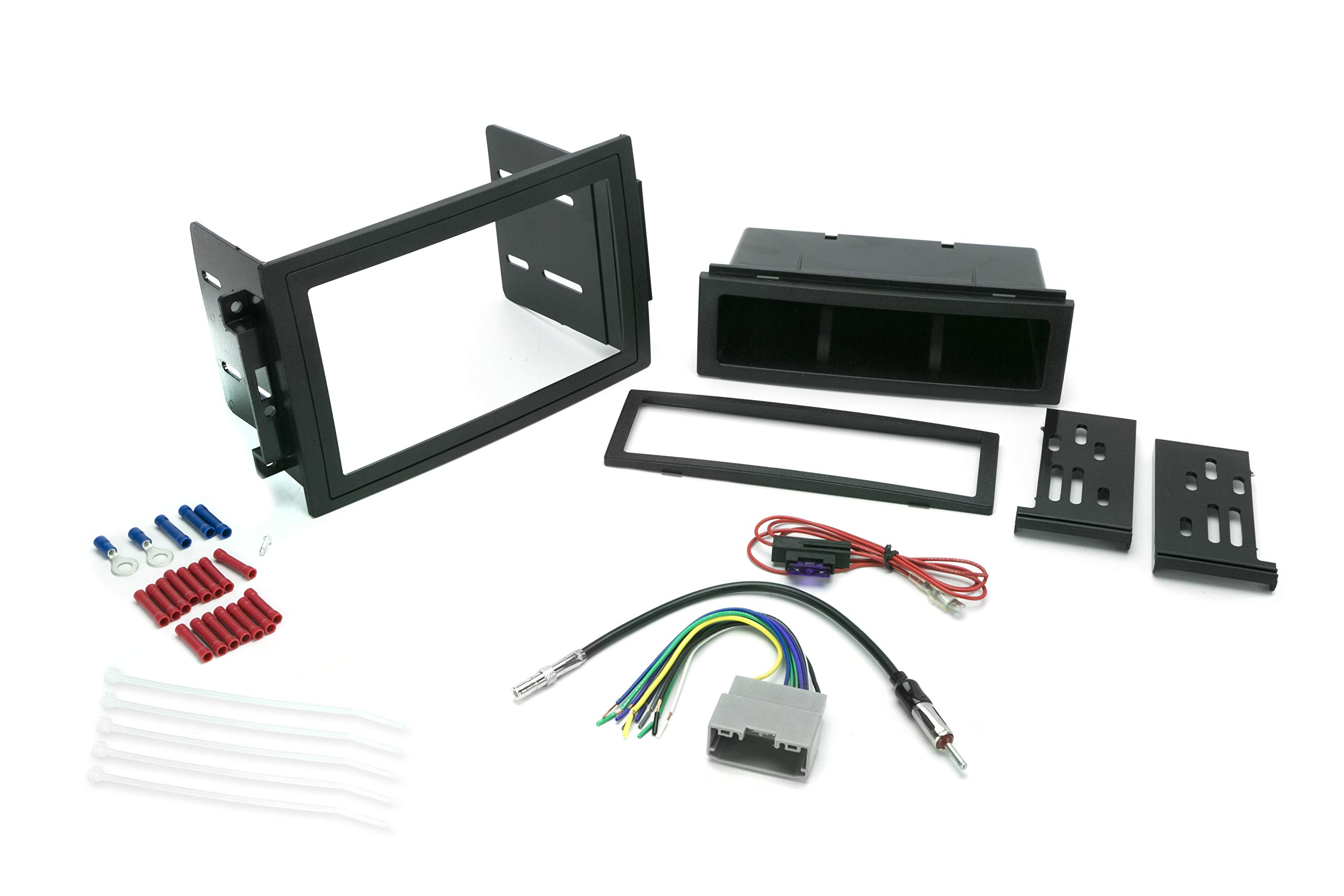 SCOSCHE Install Centric ICCR5BN Complete Basic Installation Solution for Installing an Aftermarket Stereo Compatible with Select 2004-09 Chrysler, Dodge & Jeep Vehicles with Navigation Black