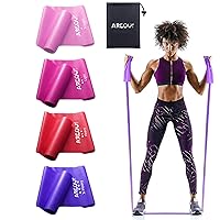 Resistance Bands Set, Strength Training, Stretching Exercise Bands for Physiotherapy Yoga, Pilates