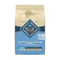 Dog Food for Puppies, Life Protection Formula, Natural Chicken & Brown Rice Flavor, Puppy Dry Dog Food, 15 lb Bag