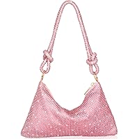 Covelin Womens Fashion Shiny Diamond Handbag Tote Shoulder Evening Bag