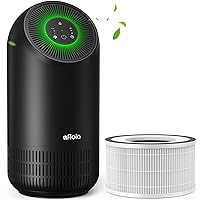 Afloia Air Purifiers for Home Large Room Up to 880 Ft² Fillo Black, Efficient Filter Air Cleaner for Home with Original Replacement Filter