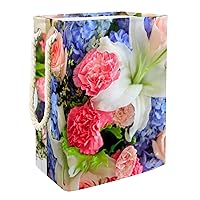 Laundry Hamper Bouquet Wedding Storage Box Self-Standing Waterproof & Collapsible Laundry Bags Tall with Extended Handle 19.3x11.8x15.9 in