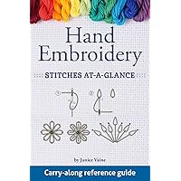 Hand Embroidery Stitches At-A-Glance Hand Embroidery Stitches At-A-Glance Kindle Paperback Spiral-bound