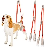 Mixweer 2 Pcs Dog Support Harness for Back Legs Dog Rear Lifting Sling Aid with Handle and Shoulder Strap Hind Leg Support for Pet Mobility Helps Dogs with Poor Stability Joint Injuries (Orange)