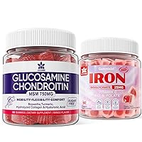 Glucosamine Chondroitin Gummies + Iron Supplement for Women