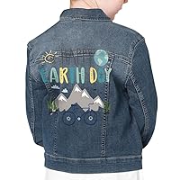 Happy Earth Day Kids' Denim Jacket - Baby Apparel - Nature Lover Gift Ideas