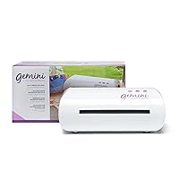 Gemini Electric Die Cutting & Embossing Machine With Pause and Rewind - Great For Scrapbooking, Card Making And Crafting - Includes Die Set - Large (9 x 12.5 inches), White