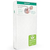 Newton Baby Crib Mattress and Toddler Bed - 100% Breathable Proven to Reduce Suffocation Risk, 100% Washable, 2-Stage, Non-Toxic Better Than Organic, Removable Cover - Deluxe 5.5