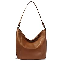 Iswee Hobo Bag Women’s Shoulder Bags Soft Leather Purses Fashion Everyday Tote Handbag Zipper Closure