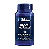 Life Extension NK Cell Activator – Enzymatically Modified Rice Bran Extract Supplement Pills for Immune System Health Support and Protection – Non-GMO, Vegetarian – 30 Tablets