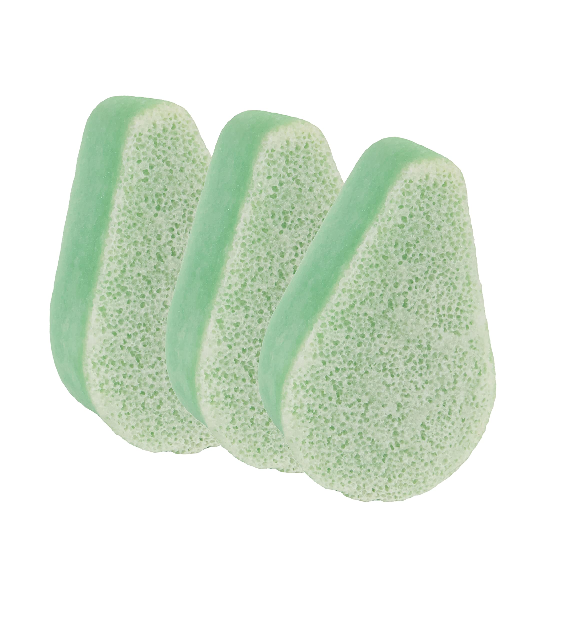 Spongeables Anti-Cellulite Body Wash in a Sponge, Reduce The Appearance of Cellulite Moisturizer and Exfoliator for The Body, Apple,(Pack of 3)