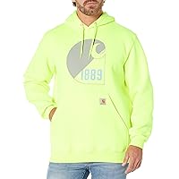 Carhatt Mens Loose Fit Midweight Logo Graphic Sweatshirt 105666