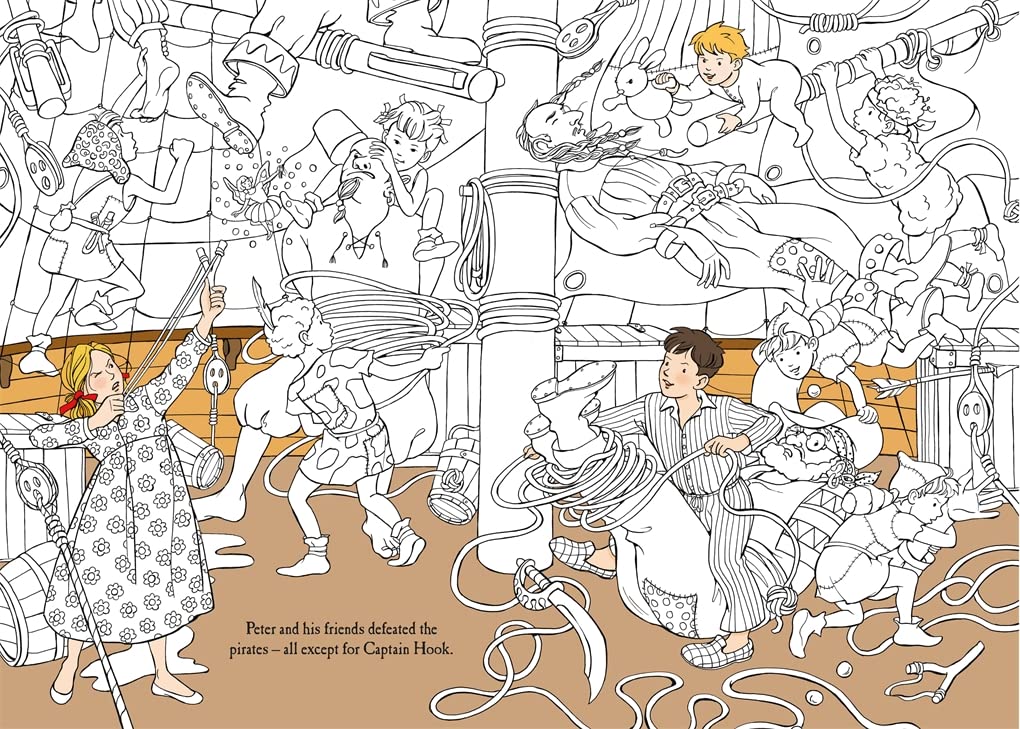 The Peter Pan Colouring Book