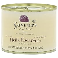 Helix Escargots | 7oz - 3 Pack | By Saveurs de la Terre | Imported from France (XL, 3 Pack)