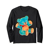 Cool Villanelle Bear Peluche Nerd Geek Long Sleeve T-Shirt