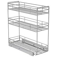 ROOMTEC Pull Out Spice Rack for Narrow Cabinet (5½