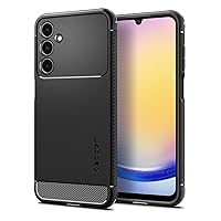 Spigen Rugged Armor Designed for Galaxy A25 5G Case (2024) - Matte Black