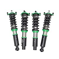 R9-HS2-017_1 Hyper-Street II Coilover Suspension Lowering Kit, Mono-Tube Shock w/ 32 Click Rebound Setting, Full Length Adjustable, compatible with Mitsubishi Eclipse (D3) 1995-99