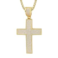 Moissanite Necklace for Men,S925 Silver Diamond Pendant Chain for Women Jewelry for Boyfriend Men Women