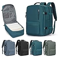 VECAVE Carry On Backpack for Women,Large Travel Backpack Flight Approved,Waterproof 17 Inch Laptop Backpack Business Work Backpacks Men Mochila De Viaje DarkBlue