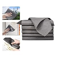 Vingtank 5Pcs Thickened Magic Cleaning Cloth, Microfiber Magic Streak Free Miracle Cleaning Cloth, Reusable Glass Microfiber Cleaning Rag, All-Purpose Microfiber Towels for Kitchens, Glass, Cars