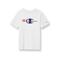 Champion Boy's T-Shirt, Kids' T-Shirt for Boys, Cotton Lightweight Tee, Multiple Graphics