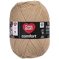 RED HEART 067898051767 Comfort Yarn, Tan