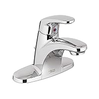 American Standard 7075004.002 Colony Pro Single-Handle Centerset Bathroom Faucet Less Drain, Polished Chrome