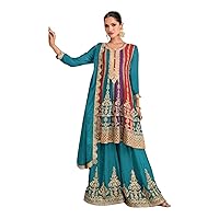 New Indian traditional ready to wear palazzo salwar kameez for women with dupatta Party/Ethnic Wear Suit Set For Women