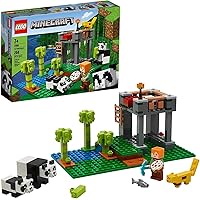 LEGO Minecraft The Panda Nursery 21158 Construction Toy for Kids, Great Gift for Fans of Minecraft and Pandas (204 Pieces)