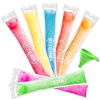 300 Pack Popsicle Bags, Ice Pop Bags for Kids Adults, Freeze Pop Bags with Funnel Disposable Popsicle Molds Bags for DIY Yogurt Tubes, Fruit Smoothies and Ice Summer Party Favors